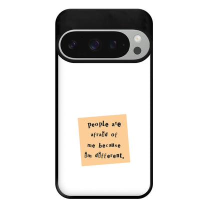 People Are Afraid Of Me - Scissorhands Phone Case for Google Pixel 9 Pro XL