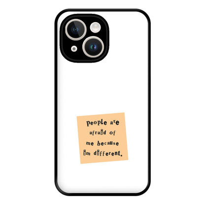 People Are Afraid Of Me - Scissorhands Phone Case for iPhone 14 Plus