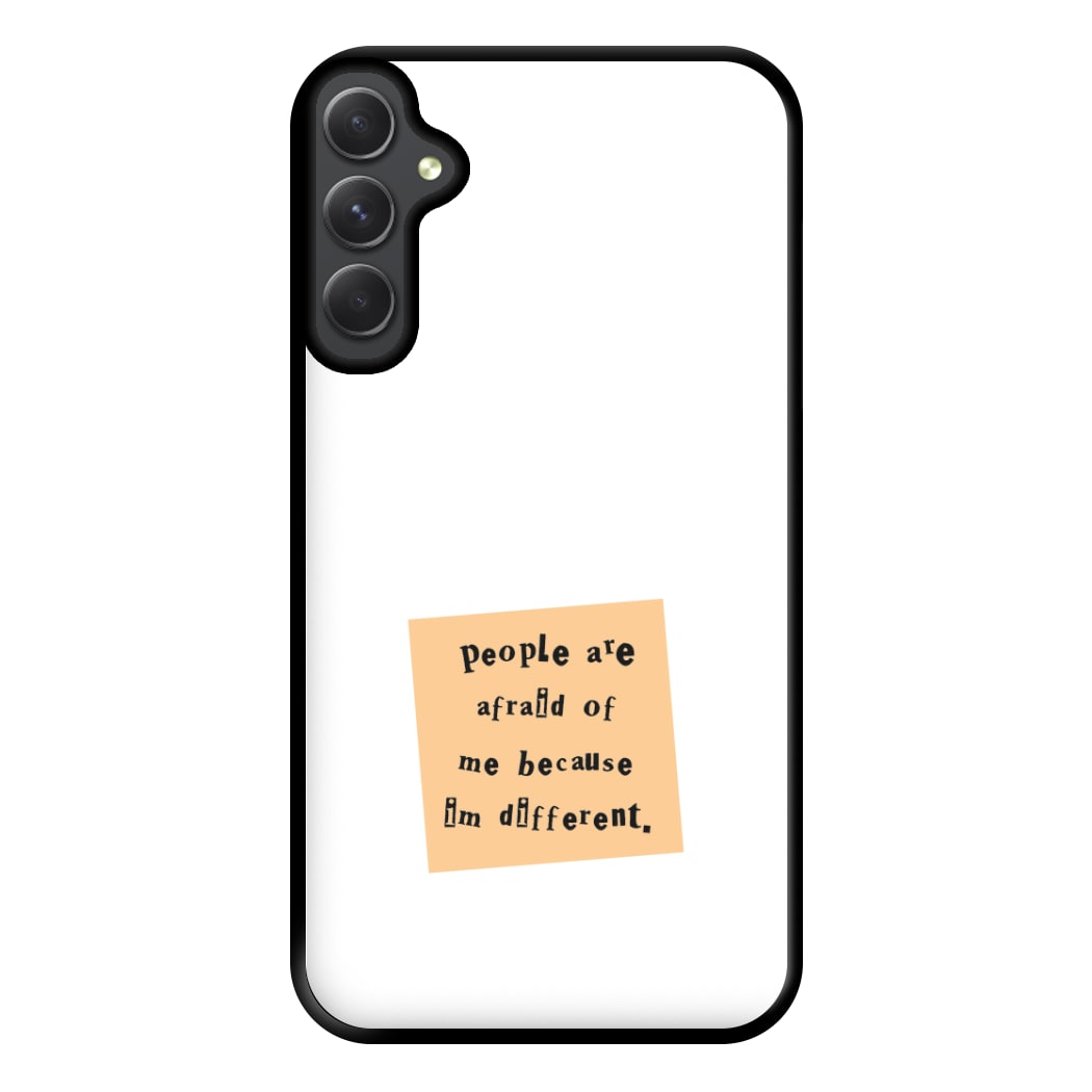 People Are Afraid Of Me - Scissorhands Phone Case for Galaxy A14