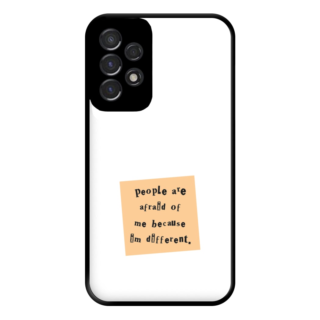 People Are Afraid Of Me - Scissorhands Phone Case for Galaxy A53