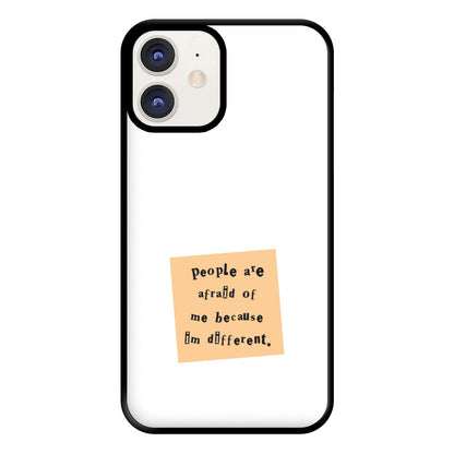 People Are Afraid Of Me - Scissorhands Phone Case for iPhone 11