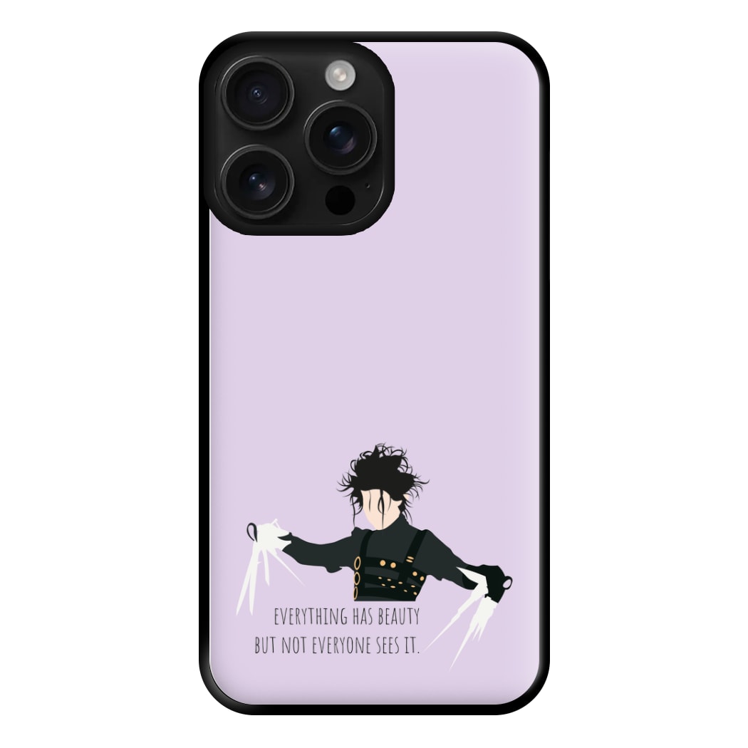 Everything Has Beauty - Scissorhands Phone Case