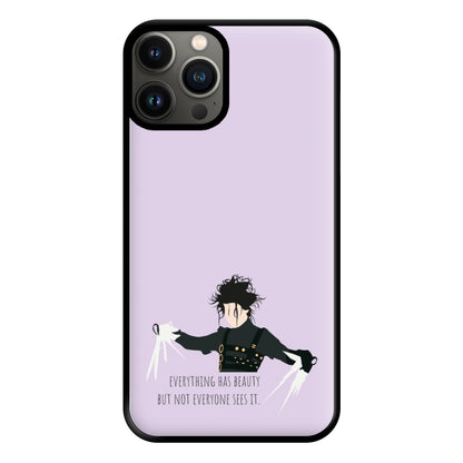 Everything Has Beauty - Scissorhands Phone Case for iPhone 11 Pro Max