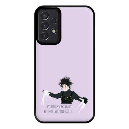 Everything Has Beauty - Scissorhands Phone Case for Galaxy A52 / A52s