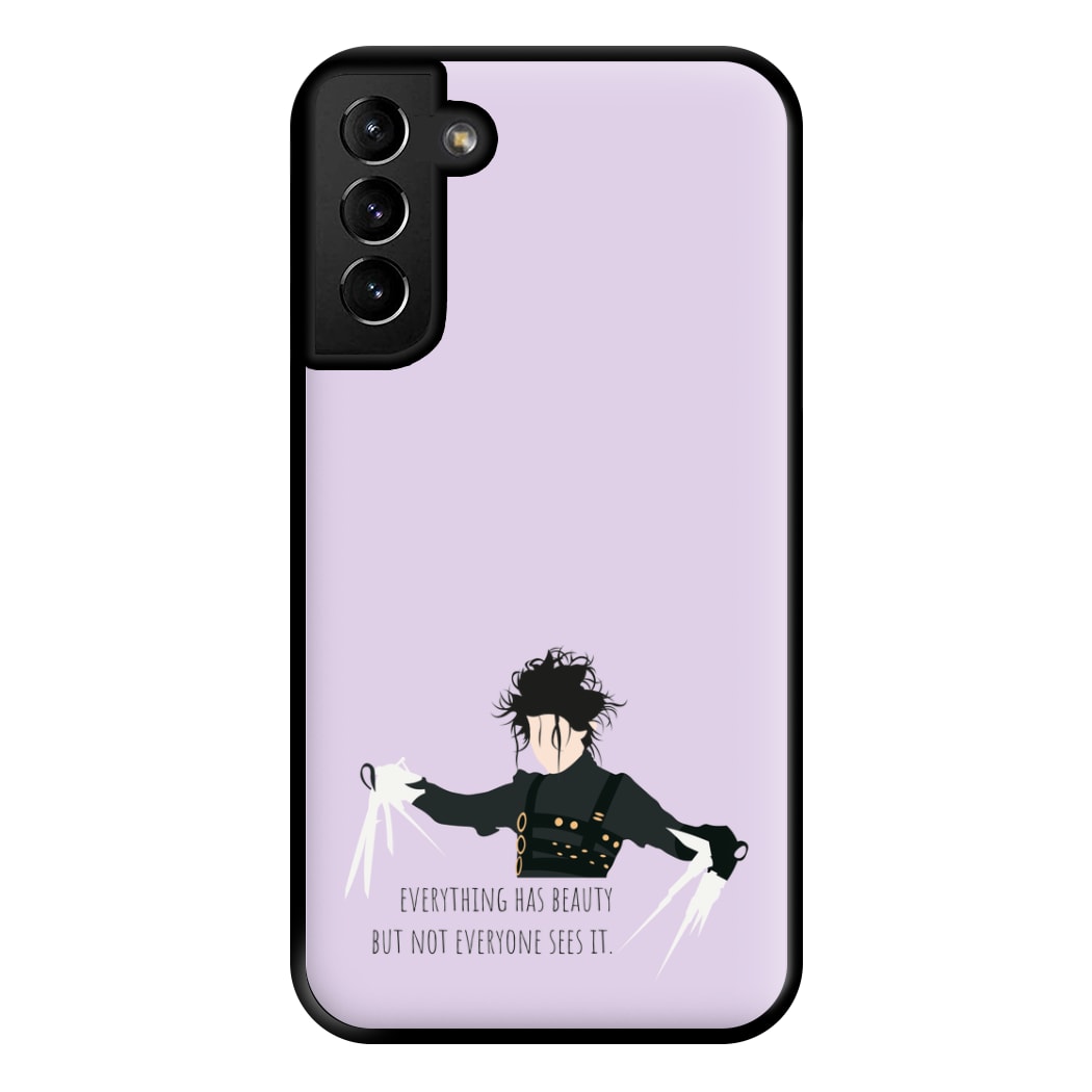 Everything Has Beauty - Scissorhands Phone Case for Galaxy S21 Plus