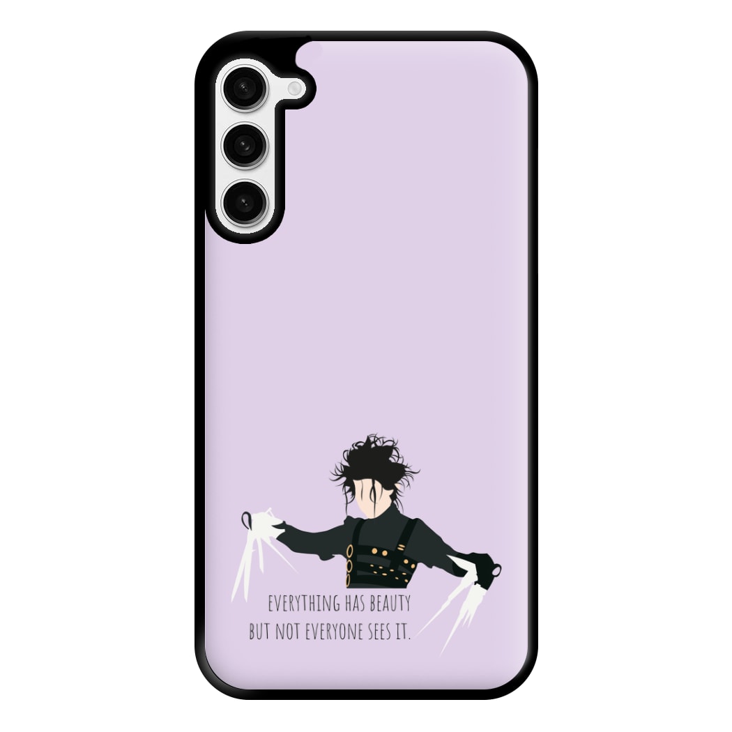 Everything Has Beauty - Scissorhands Phone Case for Galaxy S23 Plus