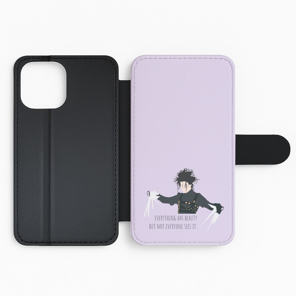 Everything Has Beauty - Scissorhands Flip Phone Case