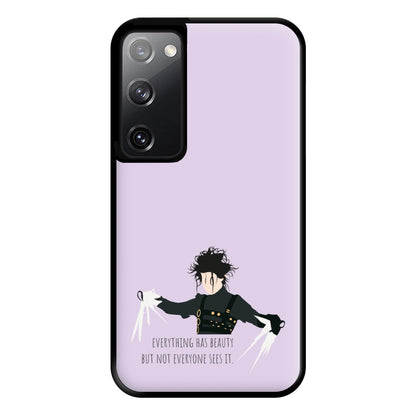 Everything Has Beauty - Scissorhands Phone Case for Galaxy S20