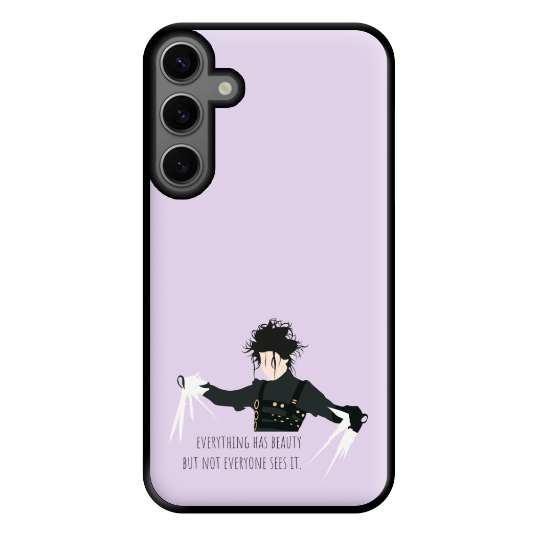 Everything Has Beauty - Scissorhands Phone Case for Galaxy S23FE