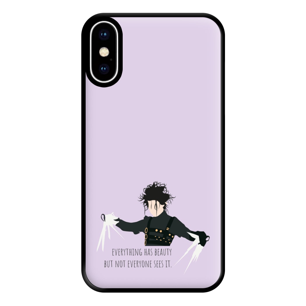 Everything Has Beauty - Scissorhands Phone Case for iPhone XS Max