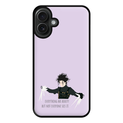 Everything Has Beauty - Scissorhands Phone Case for iPhone 16 Plus