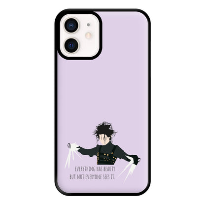 Everything Has Beauty - Scissorhands Phone Case for iPhone 12 Mini