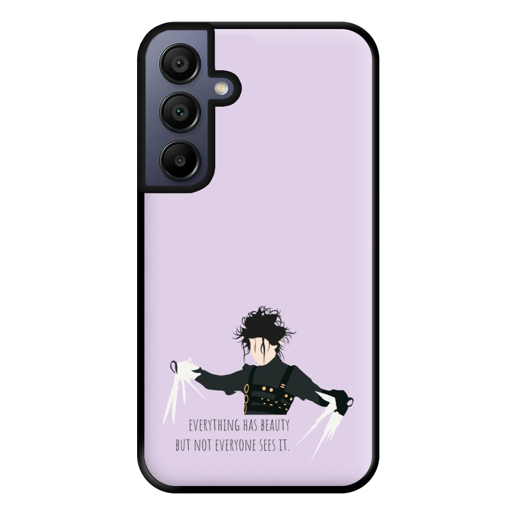 Everything Has Beauty - Scissorhands Phone Case for Galaxy A15