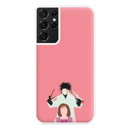 Standing - Scissorhands Phone Case for Galaxy S21 Ultra