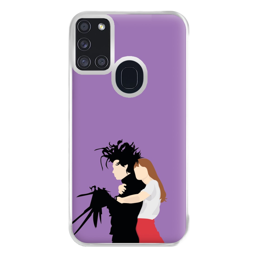 Hug - Scissorhands Phone Case for Galaxy A21s