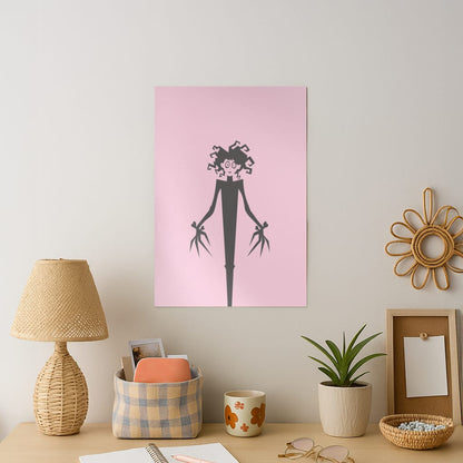 Cartoon - Scissorhands Art Print
