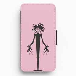 Cartoon - Scissorhands Flip / Wallet Phone Case