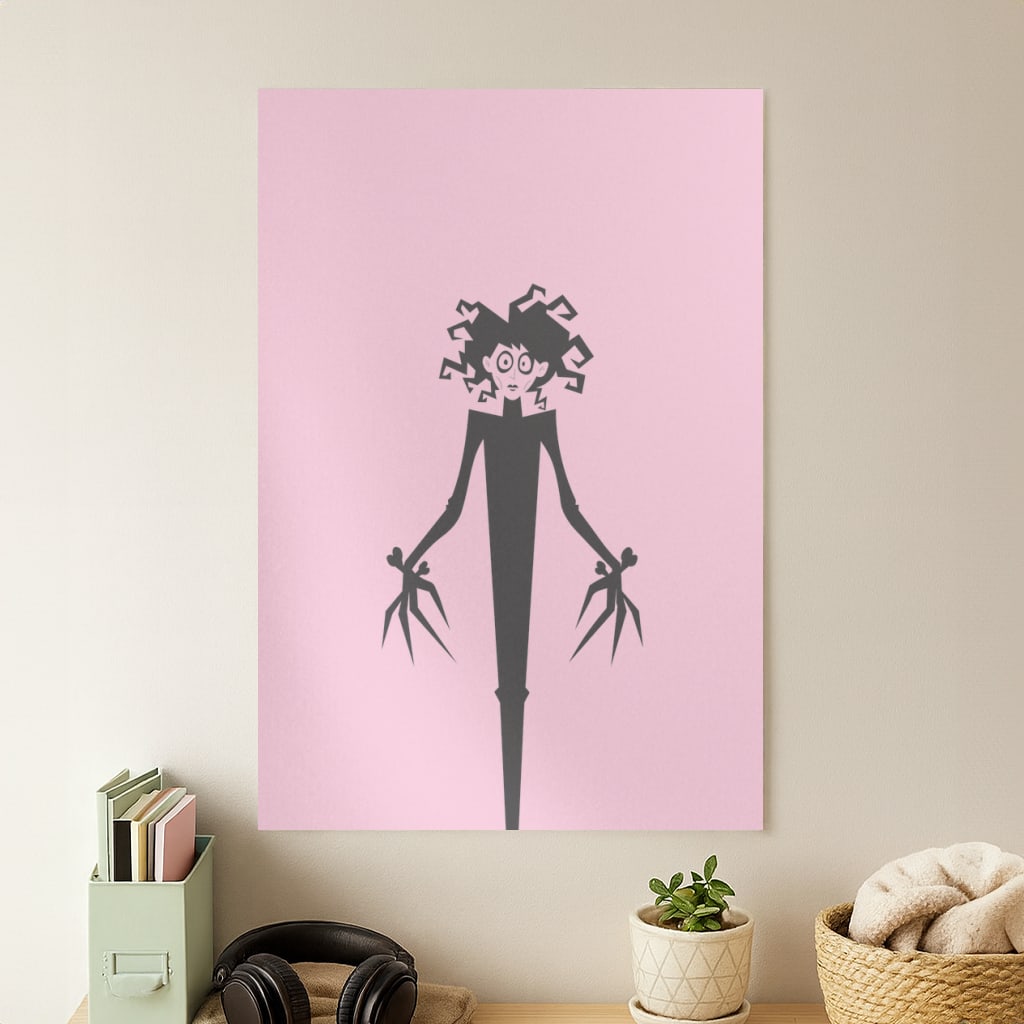 Cartoon - Scissorhands Poster