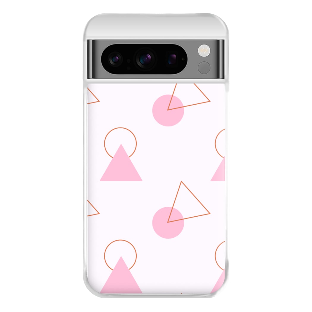 Triangle Pattern - Eighties Phone Case for Google Pixel 8 Pro