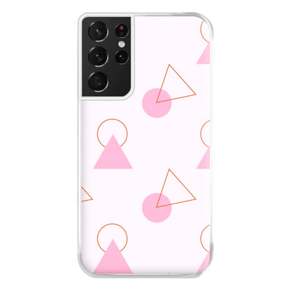 Triangle Pattern - Eighties Phone Case for Galaxy S21 Ultra