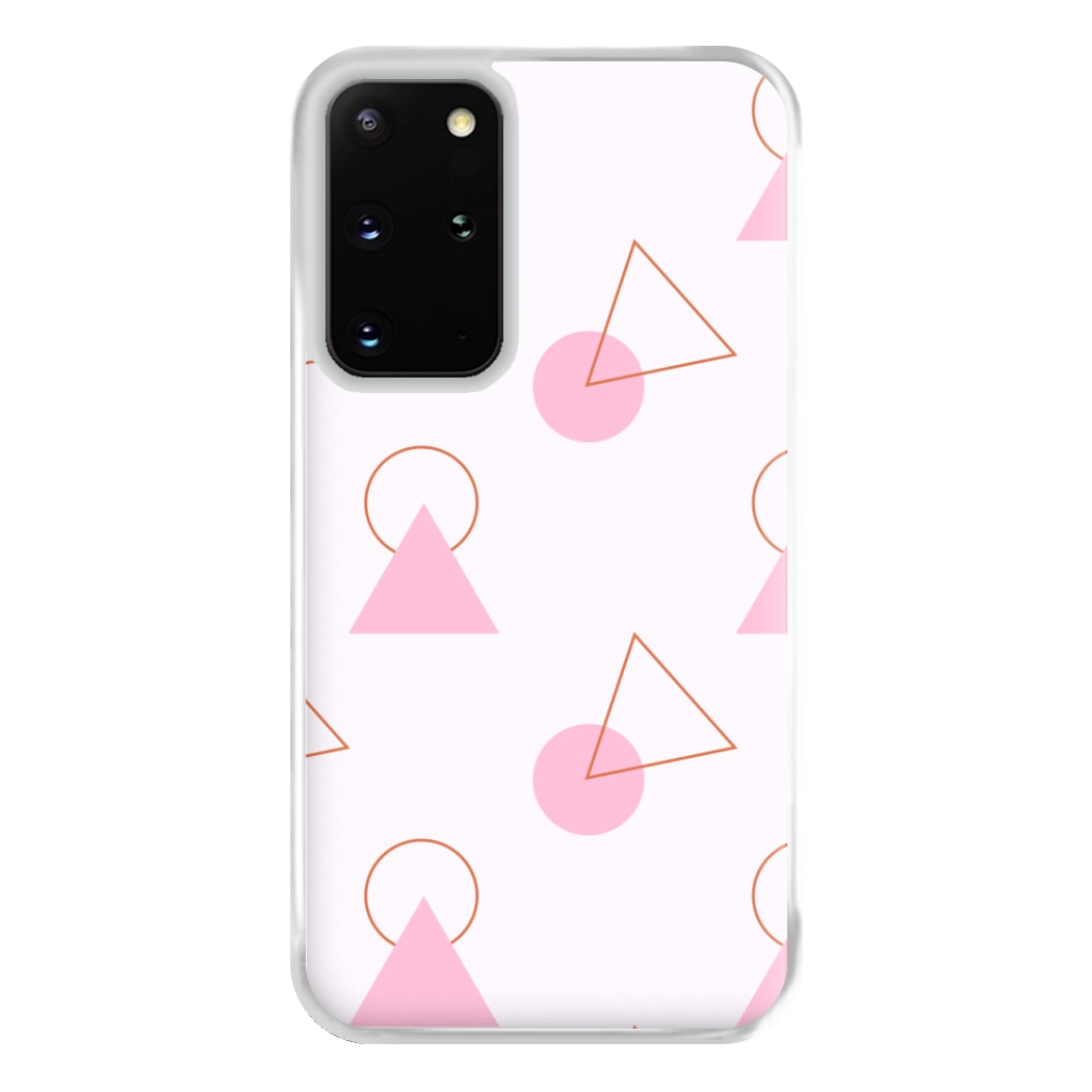 Triangle Pattern - Eighties Phone Case for Galaxy S20 Plus