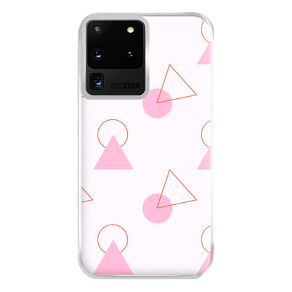 Triangle Pattern - Eighties Phone Case for Galaxy S20 Ultra