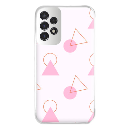 Triangle Pattern - Eighties Phone Case for Galaxy A53