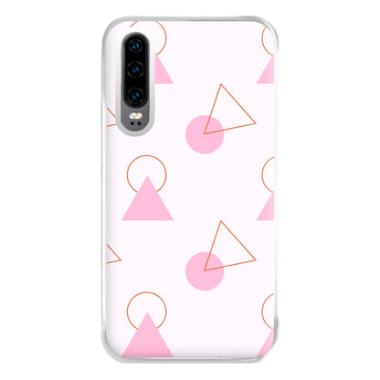 Triangle Pattern - Eighties Phone Case for Huawei P30