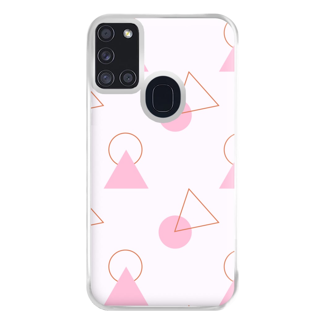 Triangle Pattern - Eighties Phone Case for Galaxy A21s