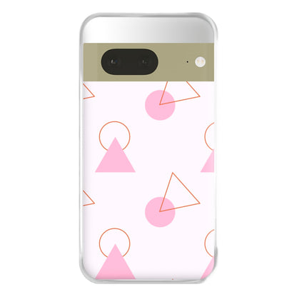 Triangle Pattern - Eighties Phone Case for Google Pixel 7a