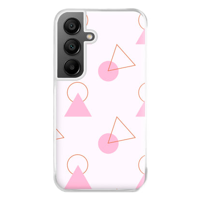 Triangle Pattern - Eighties Phone Case for Galaxy A55