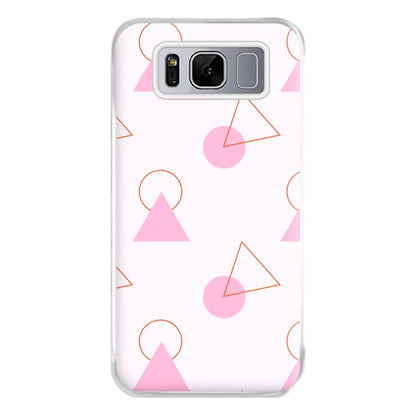 Triangle Pattern - Eighties Phone Case for Galaxy S8 Plus