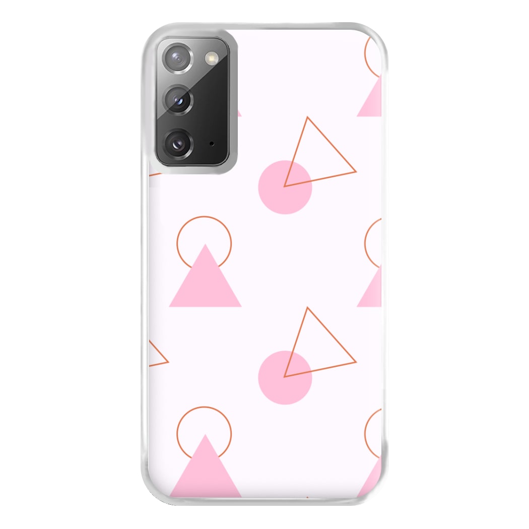 Triangle Pattern - Eighties Phone Case for Galaxy Note 20 Ultra