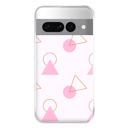 Triangle Pattern - Eighties Phone Case for Google Pixel 7 Pro