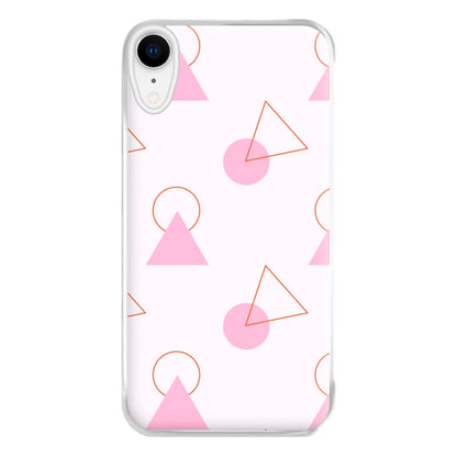 Triangle Pattern - Eighties Phone Case for iPhone XR