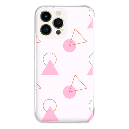 Triangle Pattern - Eighties Phone Case for iPhone 14 Pro Max