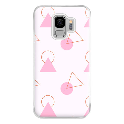 Triangle Pattern - Eighties Phone Case for Galaxy S9 Plus