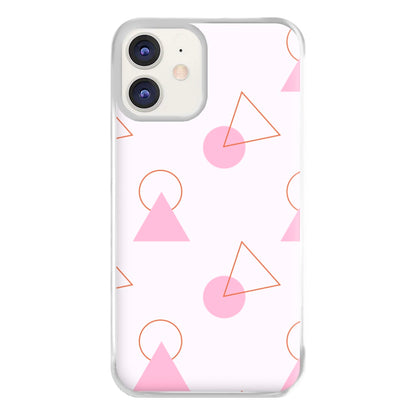 Triangle Pattern - Eighties Phone Case for iPhone 12 / 12 Pro