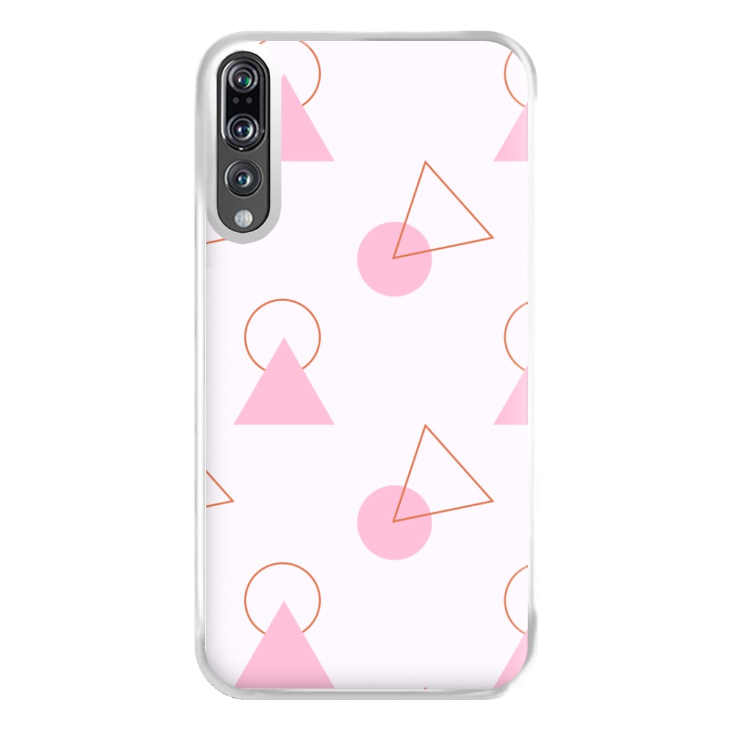 Triangle Pattern - Eighties Phone Case for Huawei P20 Pro