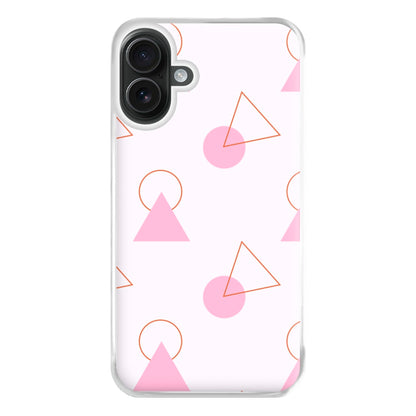 Triangle Pattern - Eighties Phone Case for iPhone 16 Plus