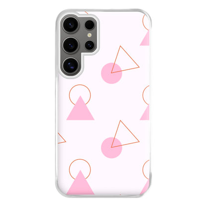 Triangle Pattern - Eighties Phone Case for Galaxy S24 Ultra