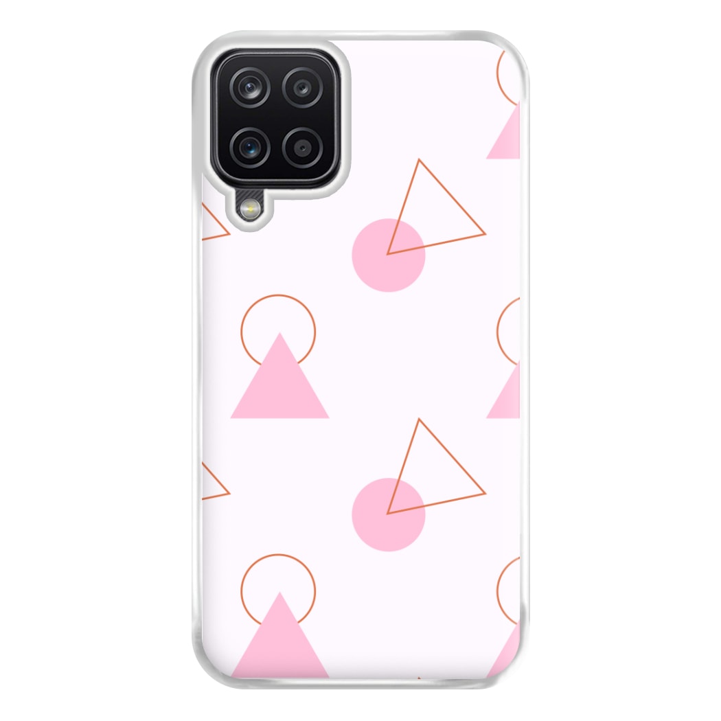 Triangle Pattern - Eighties Phone Case for Galaxy A12