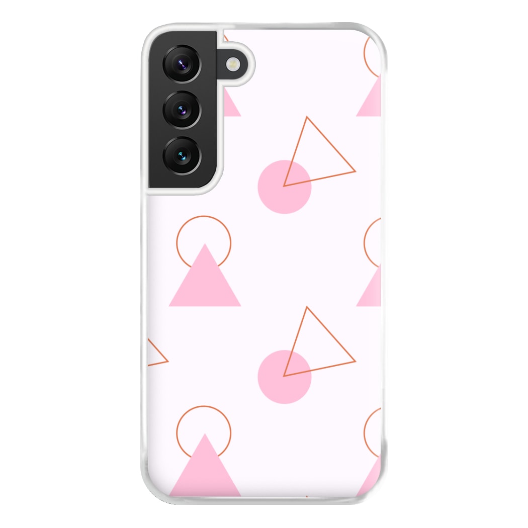 Triangle Pattern - Eighties Phone Case for Galaxy S22 Plus