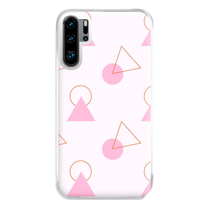 Triangle Pattern - Eighties Phone Case for Huawei P30 Pro