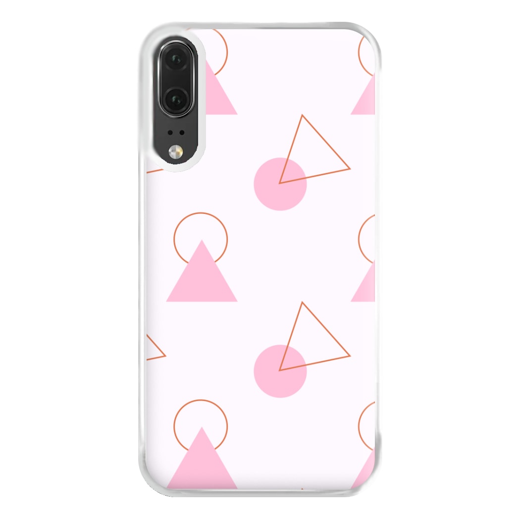 Triangle Pattern - Eighties Phone Case for Huawei P20