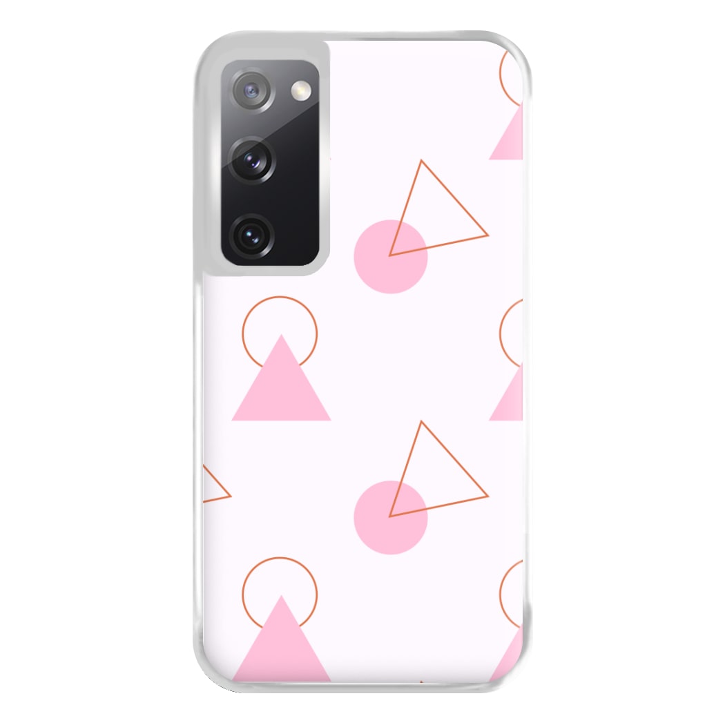 Triangle Pattern - Eighties Phone Case for Galaxy S20FE