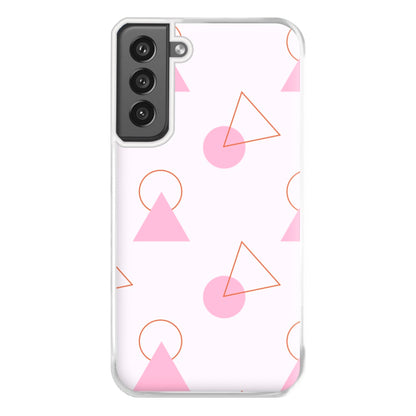 Triangle Pattern - Eighties Phone Case for Galaxy S21FE