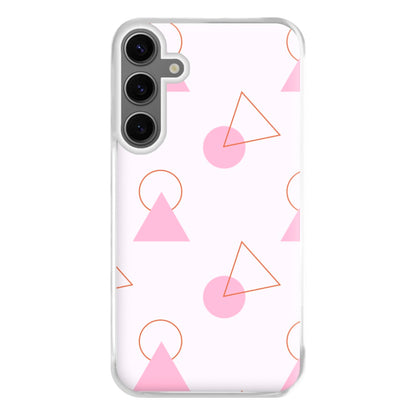 Triangle Pattern - Eighties Phone Case for Galaxy S24FE