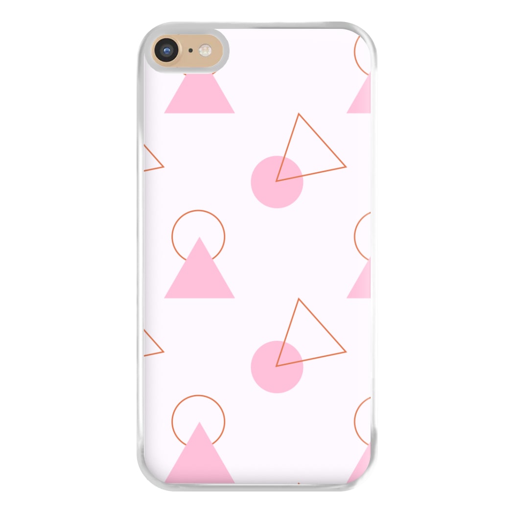 Triangle Pattern - Eighties Phone Case for iPhone 6 Plus / 7 Plus / 8 Plus