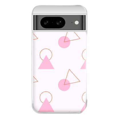 Triangle Pattern - Eighties Phone Case for Google Pixel 8